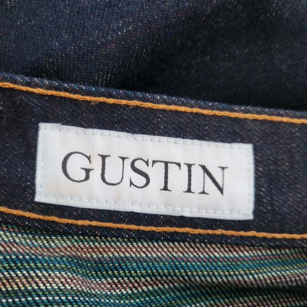 Gustin Slim #541 Rainbow Selvedge Indigo Denim Jeans‎ 31 - Picture 11 of 16